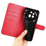 EIDERWOOD Nothing Phone (3a) Pro Faux Leather Flip Case with Cardholder & Stand Function - Red