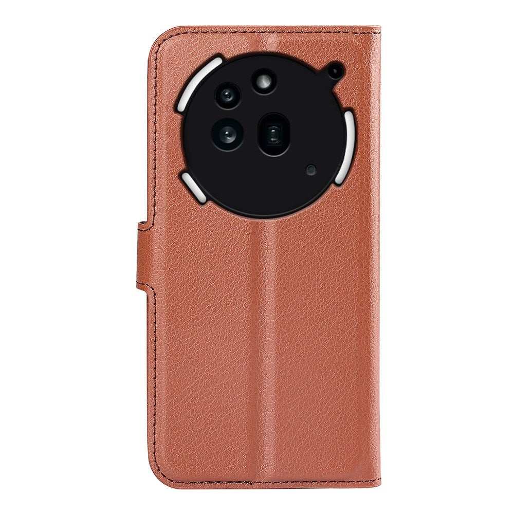 EIDERWOOD Nothing Phone (3a) Pro Faux Leather Flip Case with Cardholder & Stand Function - Brown