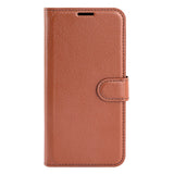 EIDERWOOD Nothing Phone (3a) Faux Leather Flip Case with Cardholder & Stand Function - Brown