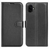 EIDERWOOD Samsung Galaxy Xcover 7 Pro Faux Leather Flip Case with Cardholder & Stand Function - Black