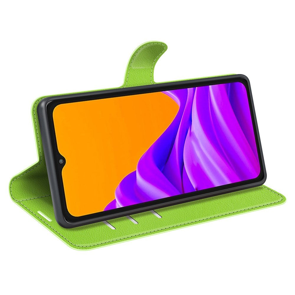 EIDERWOOD Samsung Galaxy Xcover 7 Pro Faux Leather Flip Case with Cardholder & Stand Function - Green