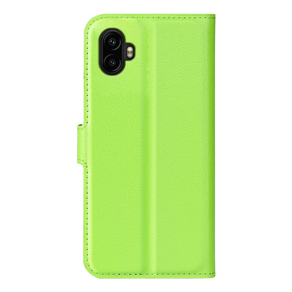 EIDERWOOD Samsung Galaxy Xcover 7 Pro Faux Leather Flip Case with Cardholder & Stand Function - Green