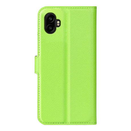 EIDERWOOD Samsung Galaxy Xcover 7 Pro Faux Leather Flip Case with Cardholder & Stand Function - Green