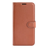 EIDERWOOD Samsung Galaxy Xcover 7 Pro Faux Leather Flip Case with Cardholder & Stand Function - Brown