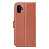 EIDERWOOD Samsung Galaxy Xcover 7 Pro Faux Leather Flip Case with Cardholder & Stand Function - Brown