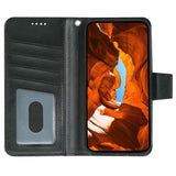 EIDERWOOD Xiaomi 15 Ultra Imitated Leather Flip Case - Black