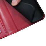 EIDERWOOD Xiaomi 15 Ultra Imitated Leather Flip Case - Red