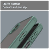 EIDERWOOD Samsung Galaxy Xcover 7 Pro Hybrid Plastic Case with Matte Back - Transparent / Green