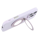 EIDERWOOD iPhone 16 Pro Hybrid Case incl. Kickstand with Mirror - Light Purple