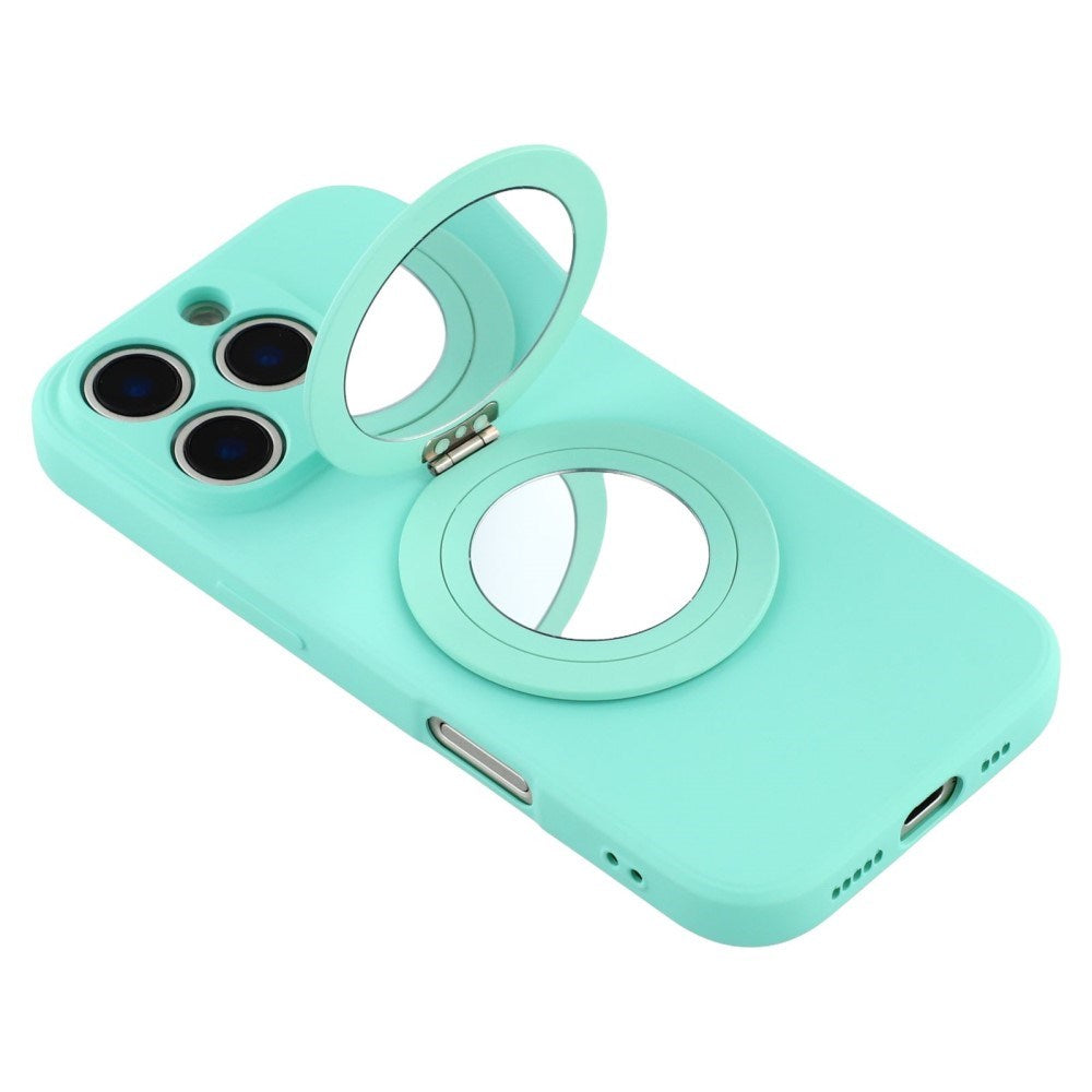 EIDERWOOD iPhone 16 Pro Hybrid Case incl. Kickstand with Mirror - Neon Green