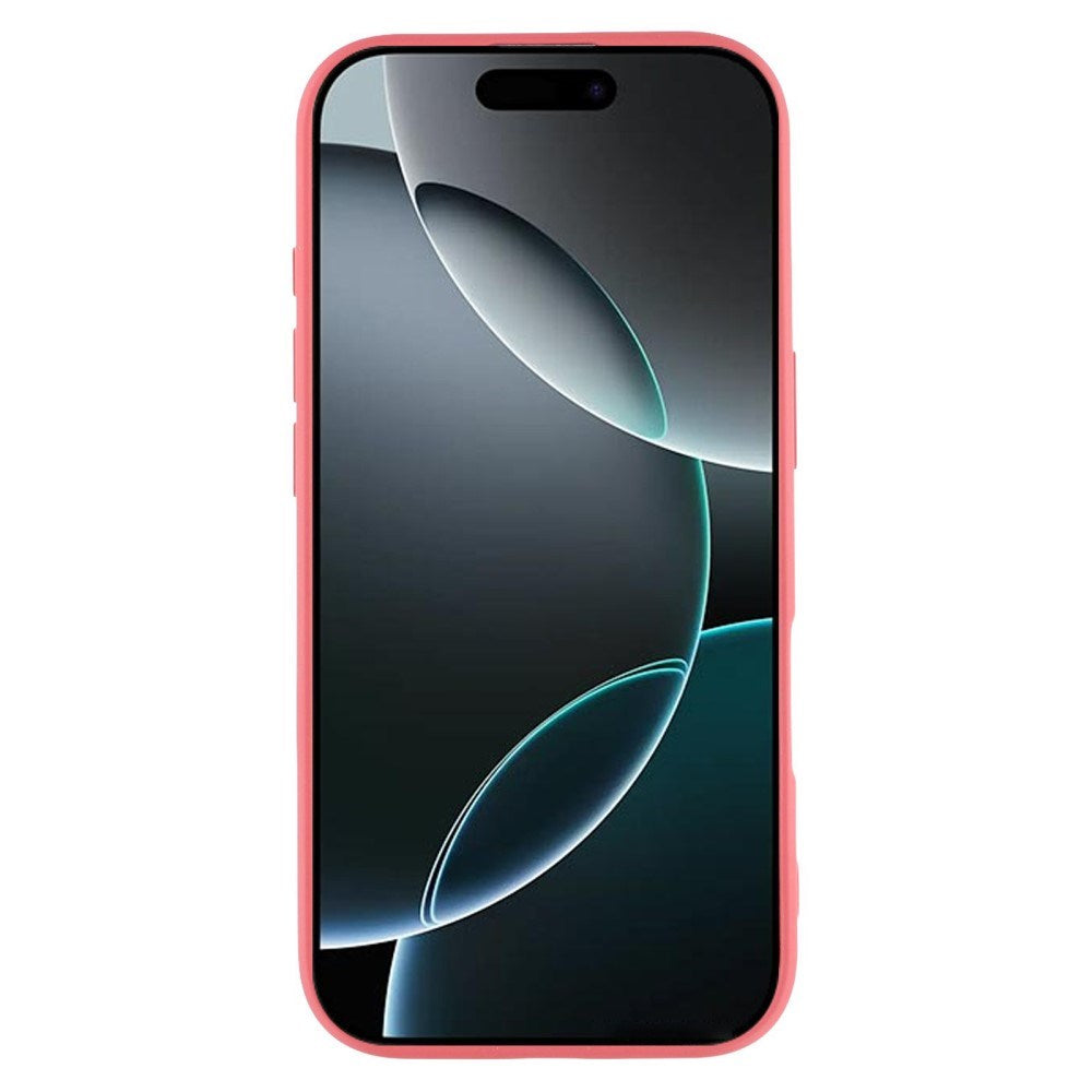 EIDERWOOD iPhone 16 Pro Hybrid Case incl. Kickstand with Mirror - Coral Red