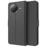 Xiaomi Poco F7 Ultra EIDERWOOD Faux Leather Flip Case with Card Holder & Stand Function – Black