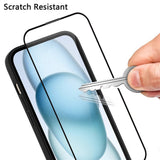 iPhone 16e Protection Set with Flexible Plastic Case & Screen Protector - Black