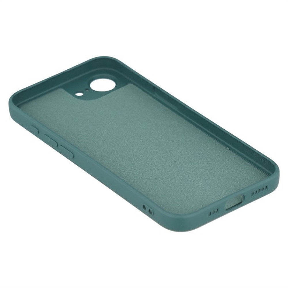 iPhone 16e Protection Set with Flexible Plastic Case & Screen Protector - Green