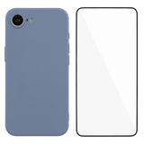 iPhone 16e Protection Set with Flexible Plastic Case & Screen Protector - Lavender