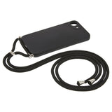 iPhone 17e / 16e EIDERWOOD Lined Flexible Plastic Case w. Strap - Black
