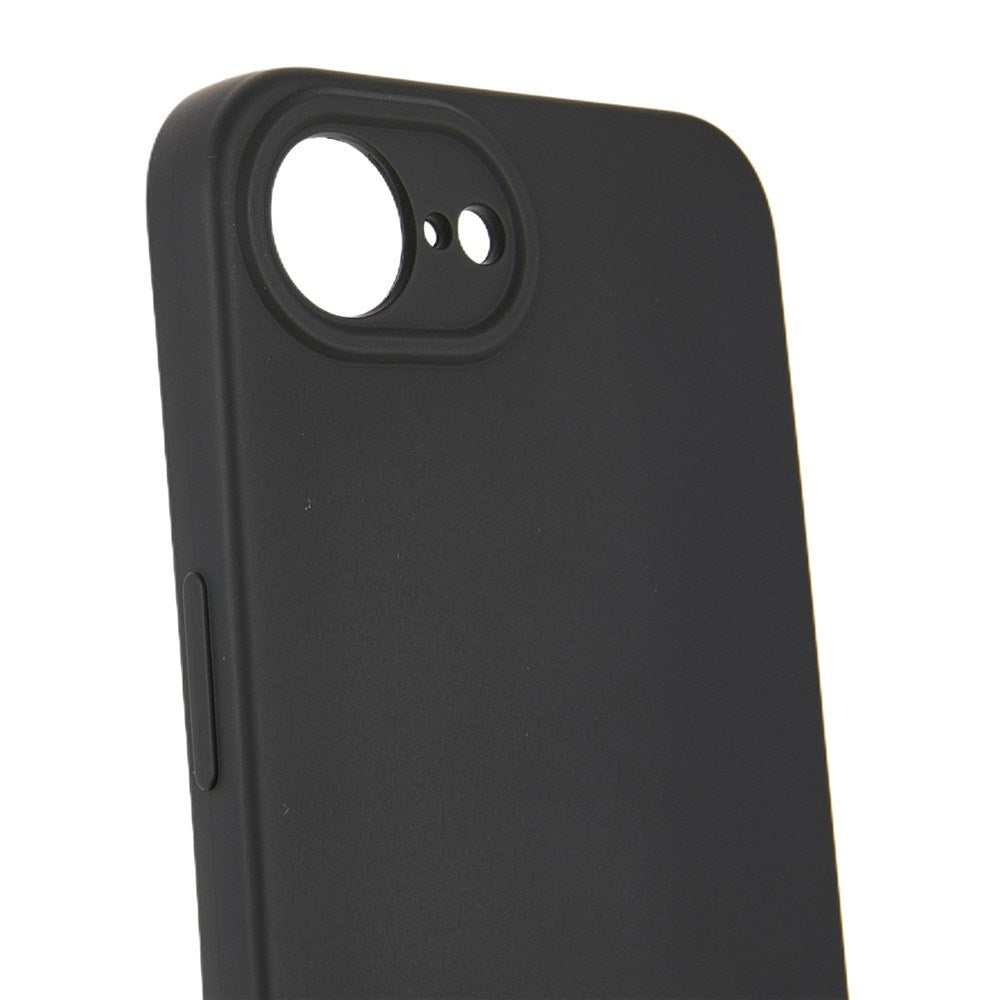 iPhone 17e / 16e EIDERWOOD Lined Flexible Plastic Case w. Strap - Black