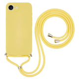 iPhone 17e / 16e EIDERWOOD Lined Flexible Plastic Case w. Strap - Yellow