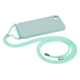 iPhone 17e / 16e EIDERWOOD Lined Flexible Plastic Case w. Strap - Light Blue