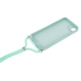 iPhone 17e / 16e EIDERWOOD Lined Flexible Plastic Case w. Strap - Light Blue