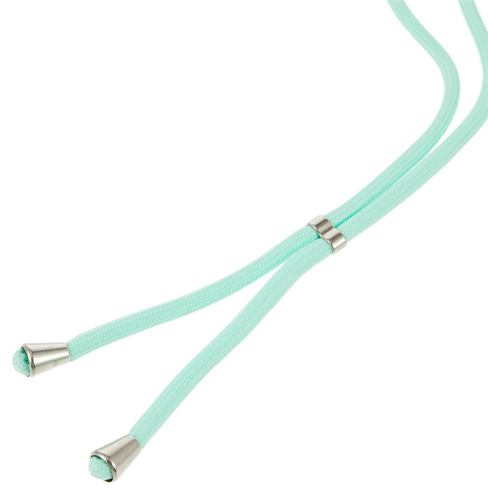 iPhone 17e / 16e EIDERWOOD Lined Flexible Plastic Case w. Strap - Light Blue