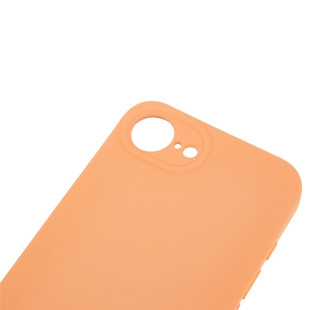 iPhone 17e / 16e EIDERWOOD Lined Flexible Plastic Case w. Strap - Orange