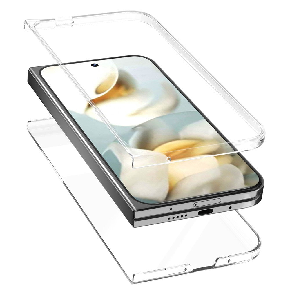 EIDERWOOD Google Pixel 10 Pro Fold Hard Plastic Case - Transparent