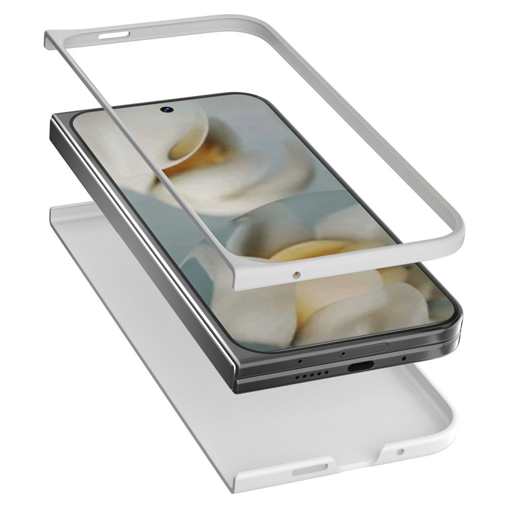 EIDERWOOD Google Pixel 10 Pro Fold Matte Hard Plastic Case - White