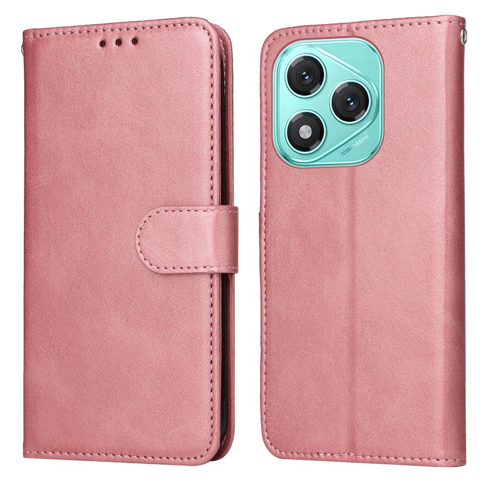 EIDERWOOD Honor 400 Lite Faux Leather Flip Case with Strap - Pink