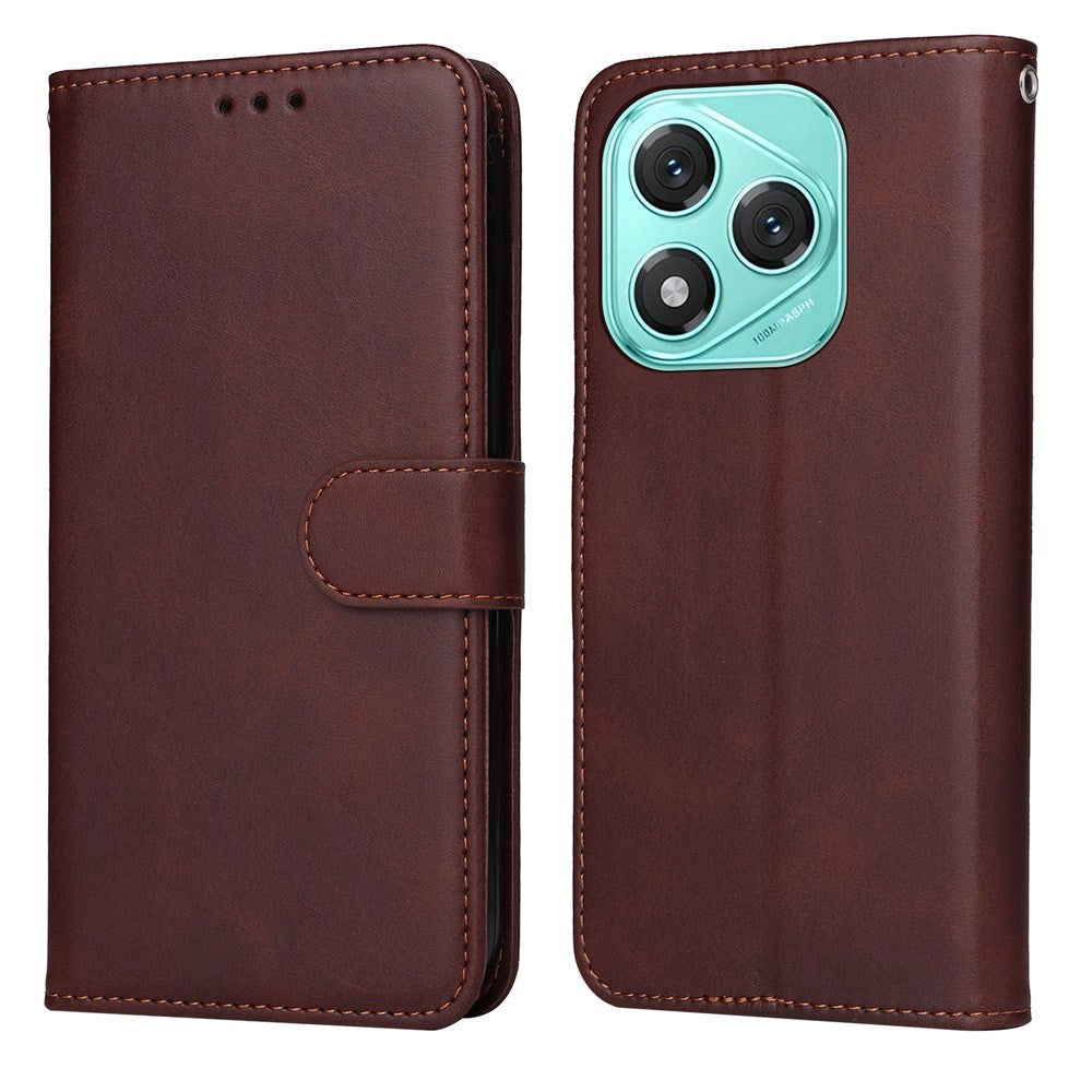 EIDERWOOD Honor 400 Lite Faux Leather Flip Case with Strap - Brown