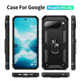 EIDERWOOD Google Pixel 10 Pro XL Hybrid Craftsman Case with 360 Rotatable Kickstand - Black