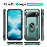 EIDERWOOD Google Pixel 10 Pro XL Hybrid Craftsman Case with 360 Rotatable Kickstand - Green