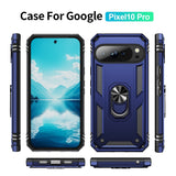 EIDERWOOD Google Pixel 10 / 10 Pro Tough Case with 360 Rotatable Kickstand - Blue