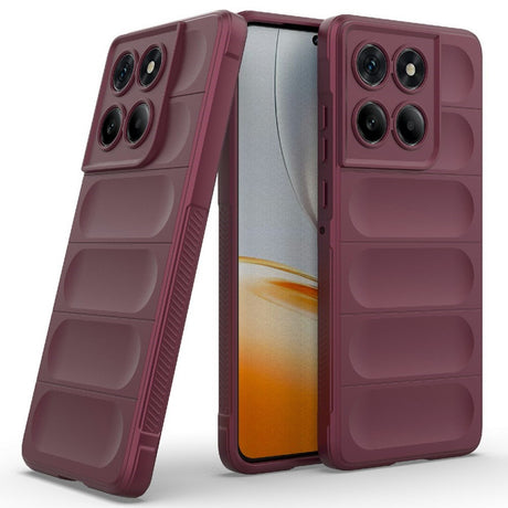 EIDERWOOD Motorola Edge 60 Fusion Flexible Plastic Case - Dark Red
