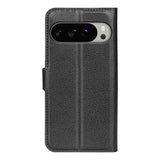 EIDERWOOD Google Pixel 10 Pro XL Faux Leather Flip Case with Cardholder & Stand Function - Black