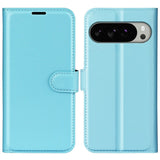 EIDERWOOD Google Pixel 10 Pro XL Faux Leather Flip Case with Cardholder & Stand Function - Blue