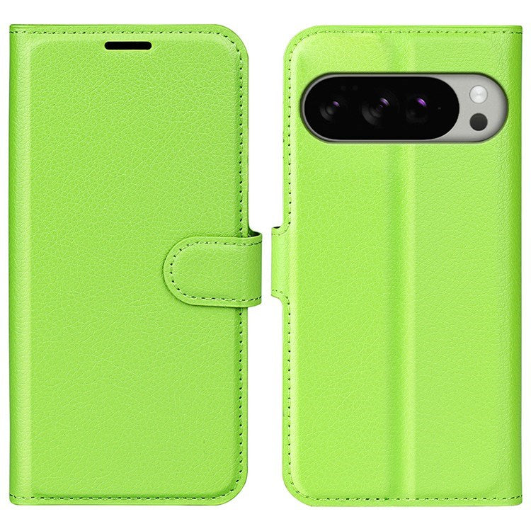 EIDERWOOD Google Pixel 10 Pro XL Faux Leather Flip Case with Cardholder & Stand Function - Green