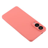 EIDERWOOD Samsung Galaxy S25 Edge Lined Flexible Plastic Case - Dark Red