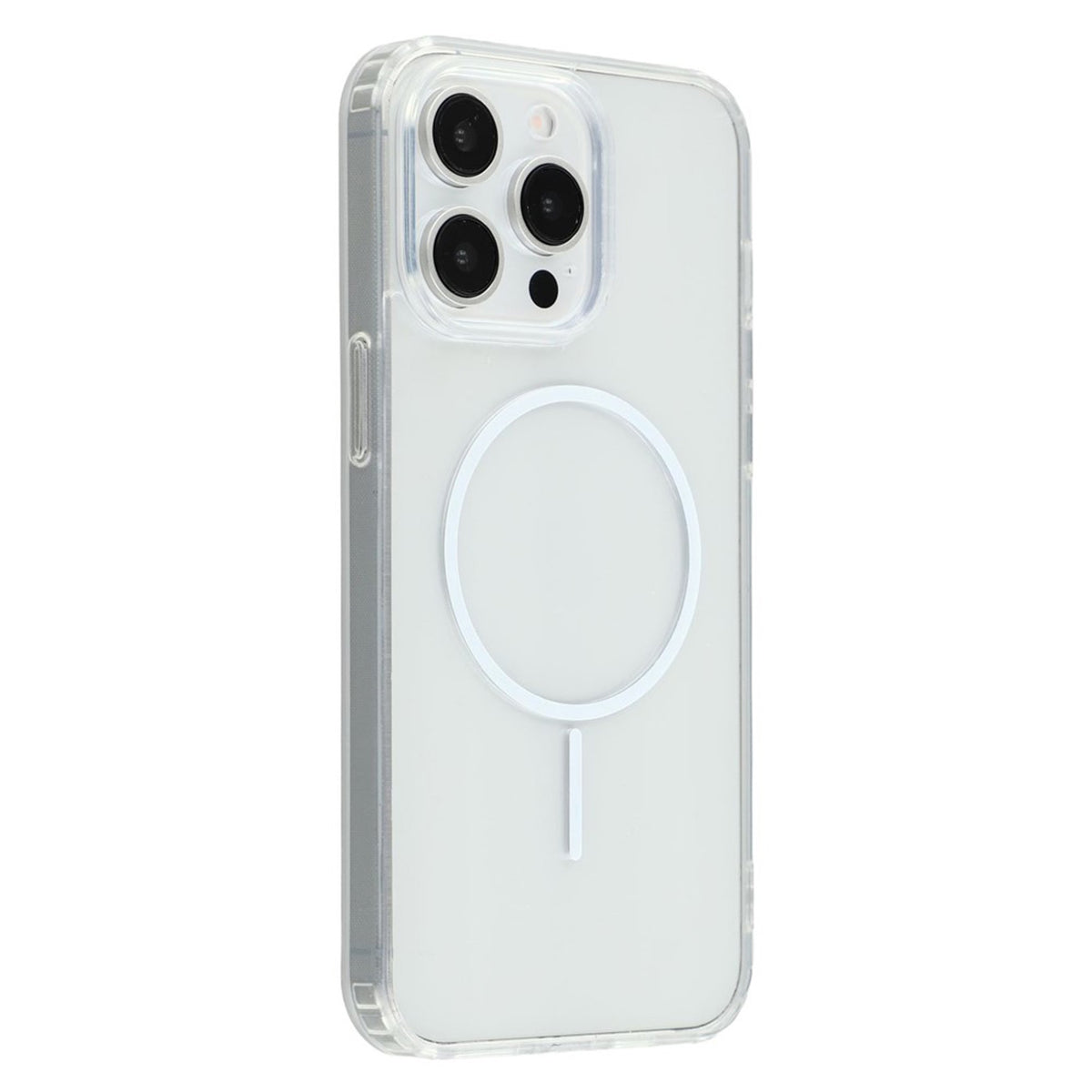 iPhone 15 Pro Max EIDERWOOD Hybrid Plastic Case - MagSafe Compatible - Transparent / White