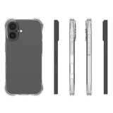 EIDERWOOD iPhone 17 Flexible Plastic Case with Reinforced Corners - Transparent