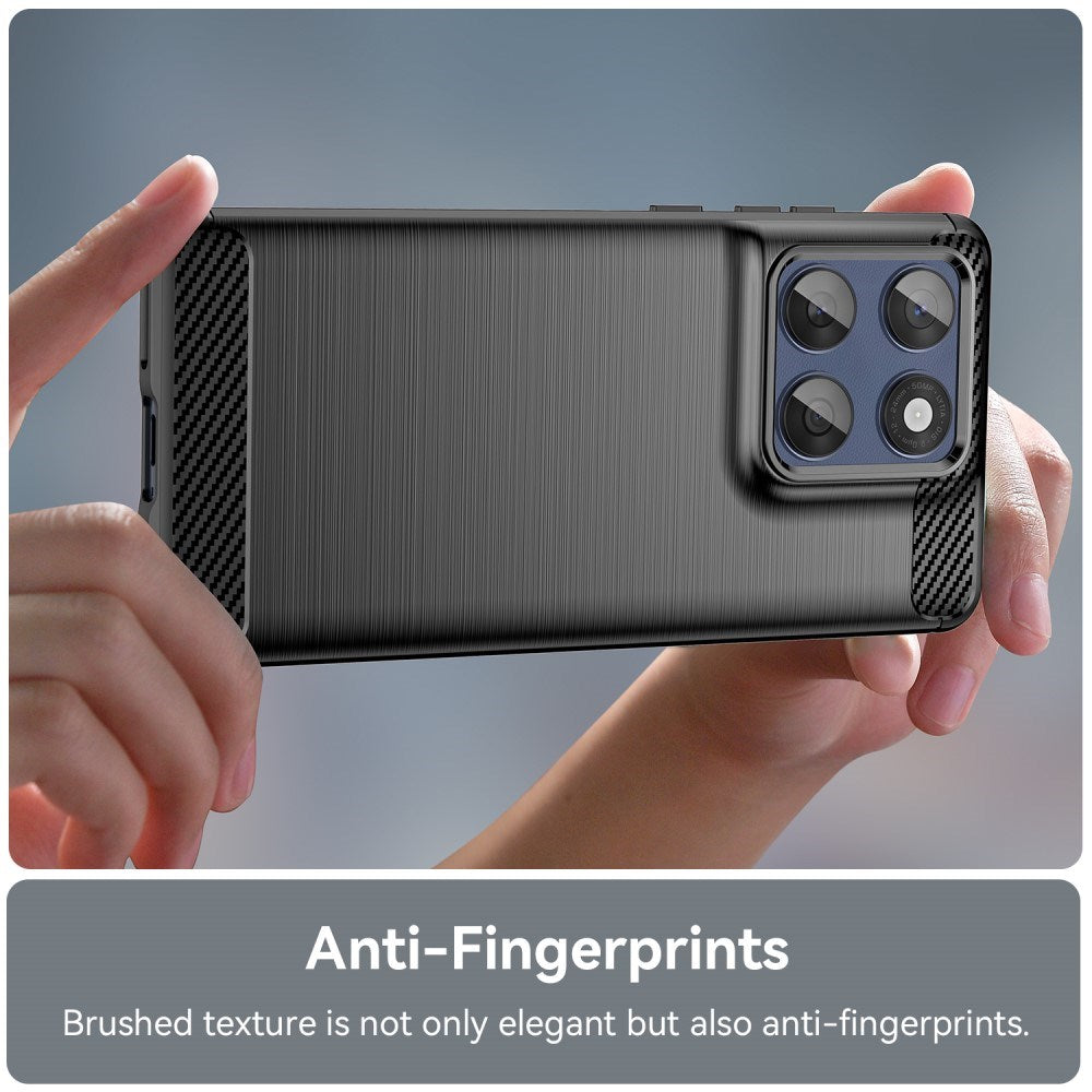 EIDERWOOD Motorola Edge 60 / Edge 60 Fusion Brushed Carbon Case - Black