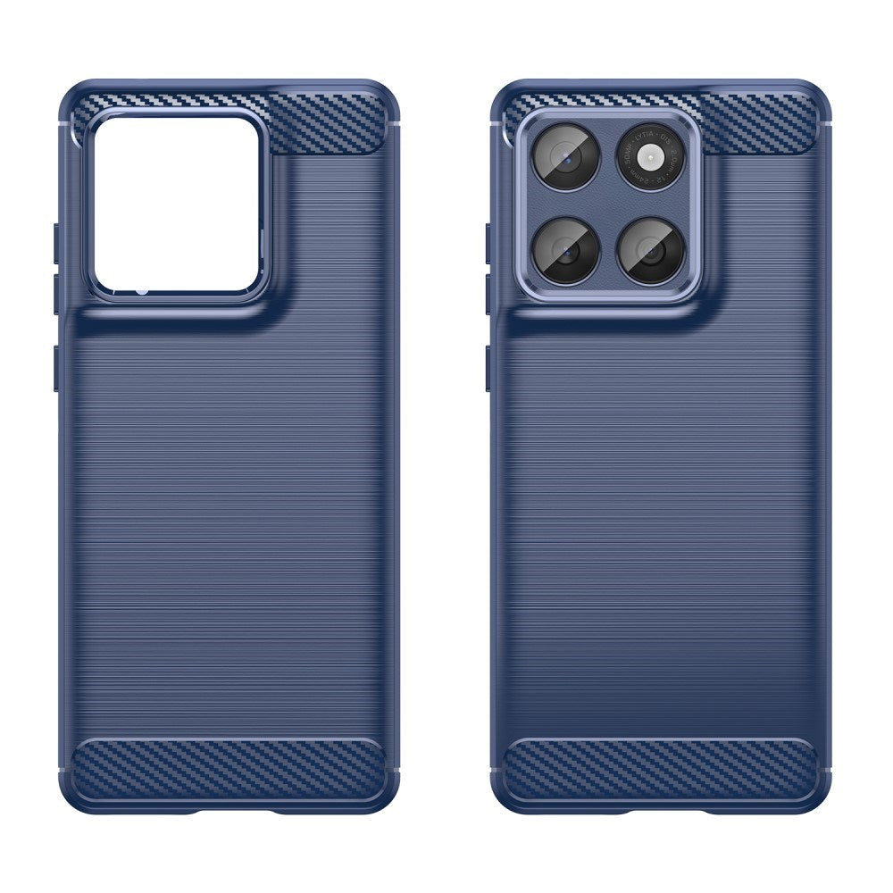 EIDERWOOD Motorola Edge 60 / Edge 60 Fusion Brushed Carbon Case - Blue