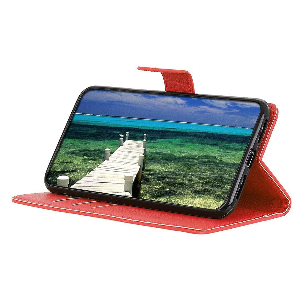 EIDERWOOD Sony Xperia 1 VII Faux Leather Flip Case with Cardholder & Stand Function - Red