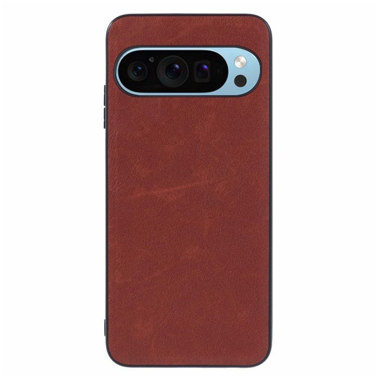 EIDERWOOD Google Pixel 10 / 10 Pro Faux Leather Coated Plastic Case - Brown
