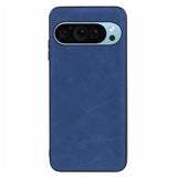 EIDERWOOD Google Pixel 10 / 10 Pro Faux Leather Coated Plastic Case - Blue