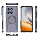 EIDERWOOD Motorola Edge 60 / Edge 60 Fusion Hybrid Plastic Case with Heat Dissipation - Purple