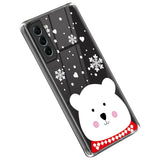 Samsung Galaxy S23 Flexible Plastic Christmas Case - White Bear