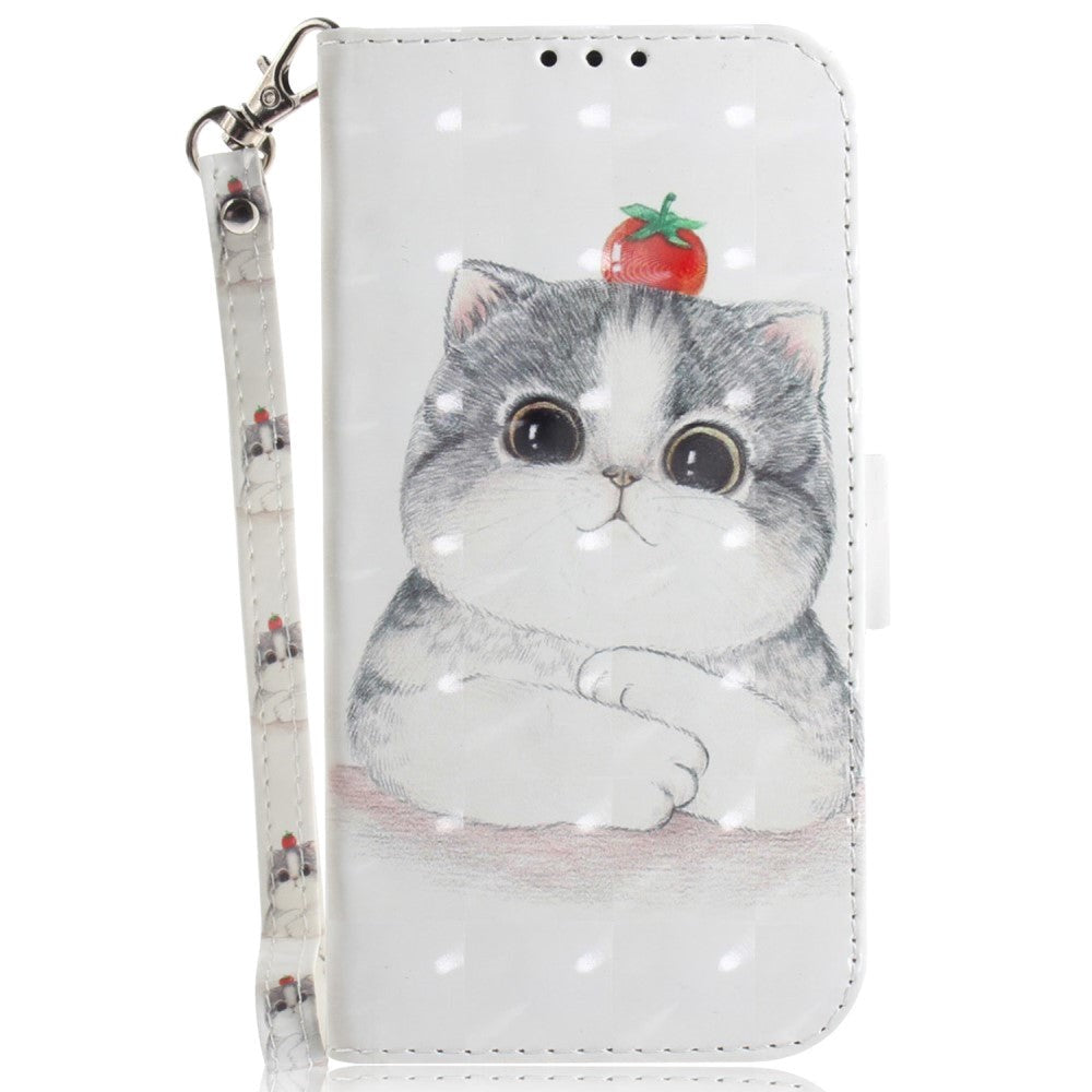 Samsung Galaxy A14 (5G) Leather Flip Case - Cute Cat