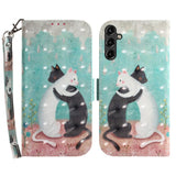 Samsung Galaxy A14 (5G) Leather Flip Case - Two Cats