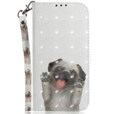 Samsung Galaxy A14 (5G) Leather Flip Case - Cute Pug